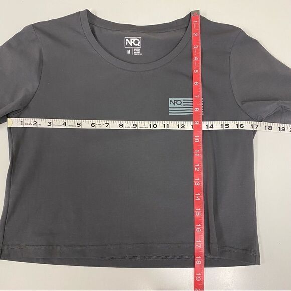 NFQ T-shirt crop gray medium womens - Picture 5 of 6